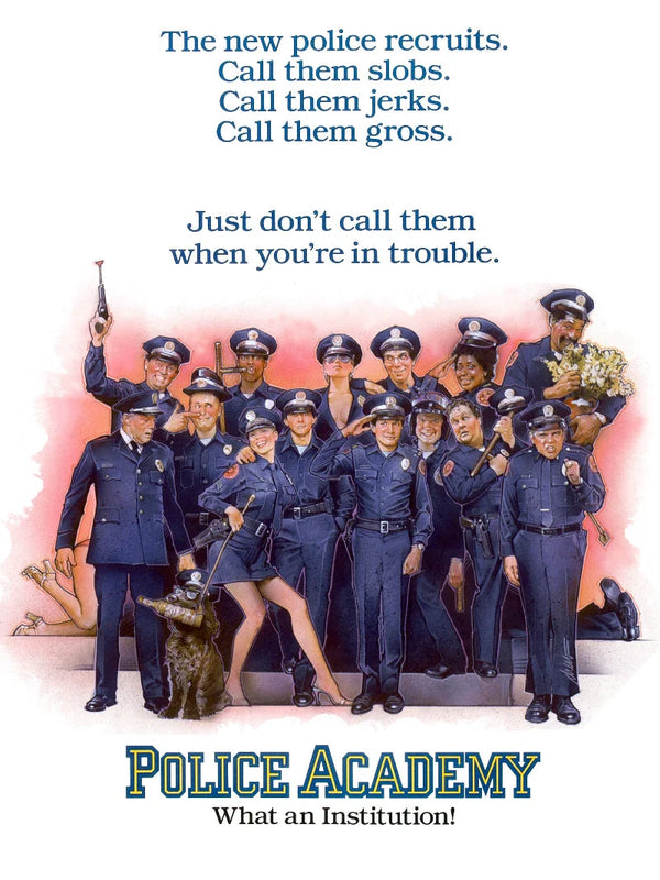 Police Academy Movie Poster - Classic Comedy Film Art Movie Poster | Film Wall Art Print