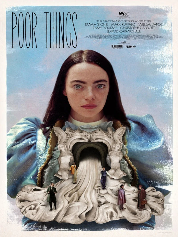 Poor Things Movie Poster - Emma Stone Surreal Comedy Drama Movie Poster | Film Wall Art Print