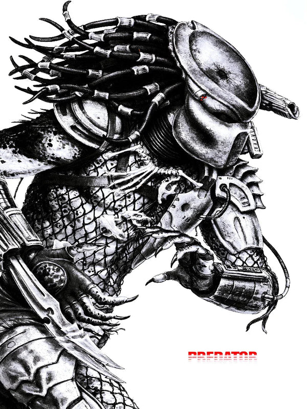 Predator Movie Poster - Classic 1987 Sci-Fi Horror Film Art Movie Poster | Film Wall Art Print