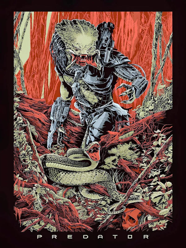 Predator Movie Poster - Iconic Sci-Fi Action Film Artwork Movie Poster | Film Wall Art Print