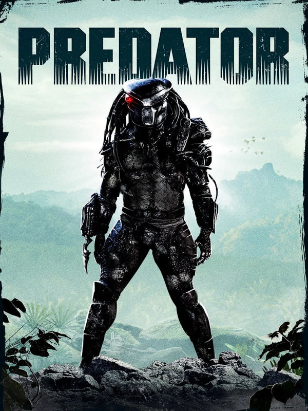 Predator Movie Poster - Classic 1987 Sci-Fi Action Film Art Movie Poster | Film Wall Art Print