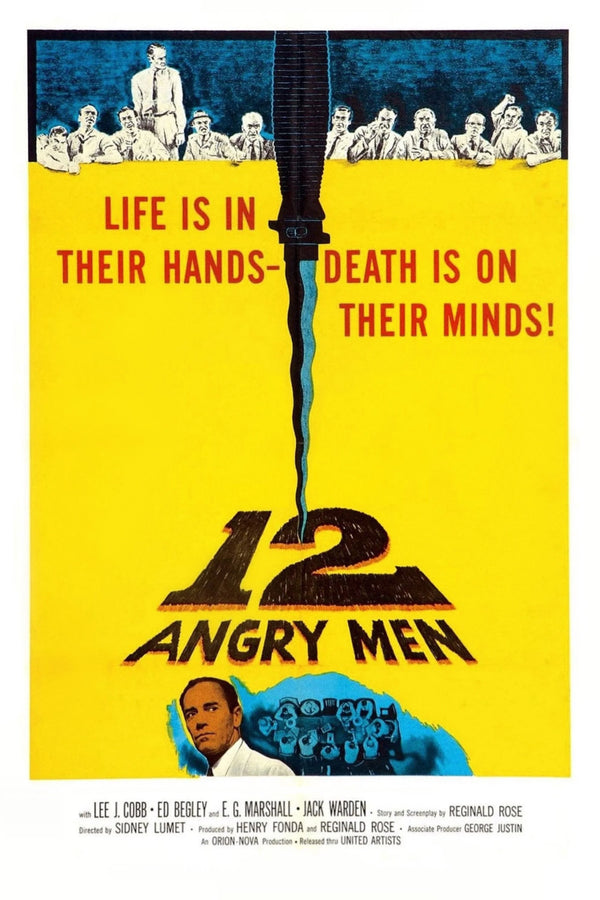 Premium 12 Angry Men (1957) Poster – Iconic Drama Tension - Premium Movie Poster