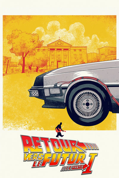 Premium 1985 Back to the Future Poster: Adventure, Comedy, Sci-Fi Wall Art - Premium Movie Poster
