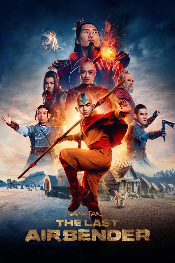 Premium 2024 Poster: Avatar's Epic Elemental Journey - TV Series Poster