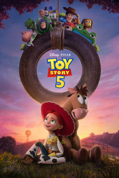 Premium Animation Art: Toy Story 5 (2026) Wall Decor - Premium Movie Poster