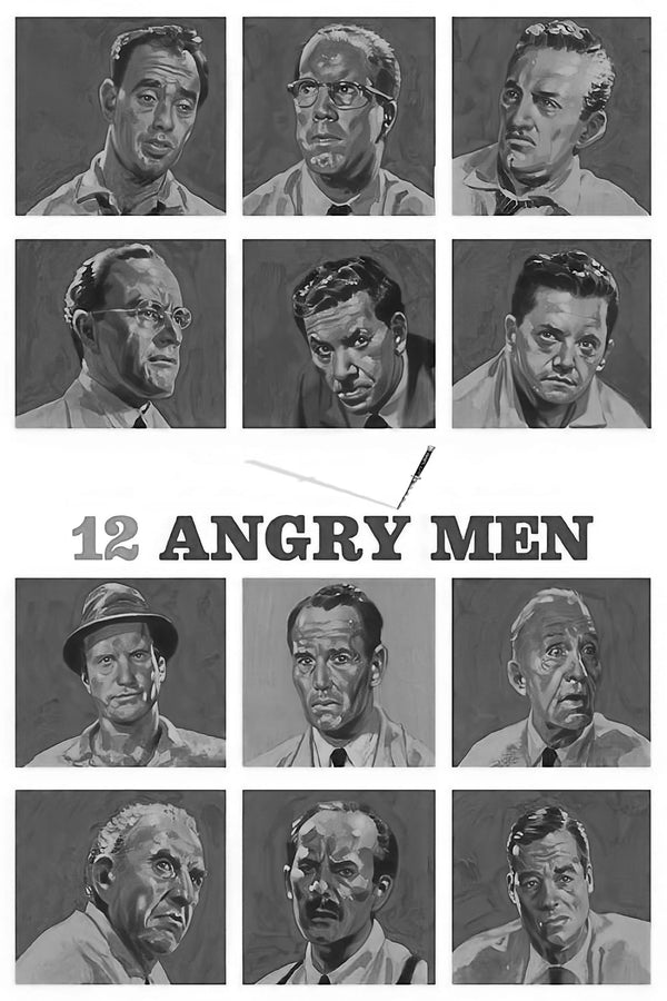 Premium Crime Classic: 12 Angry Men (1957) Poster - Premium Movie Poster