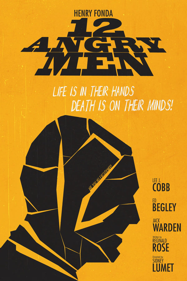 Premium Crime Classic: 12 Angry Men (1957) Wall Art - Premium Movie Poster