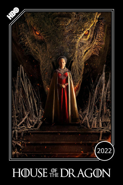 Premium Poster: House of the Dragon (2022) – 8.3/10 Epic Drama - TV Series Poster