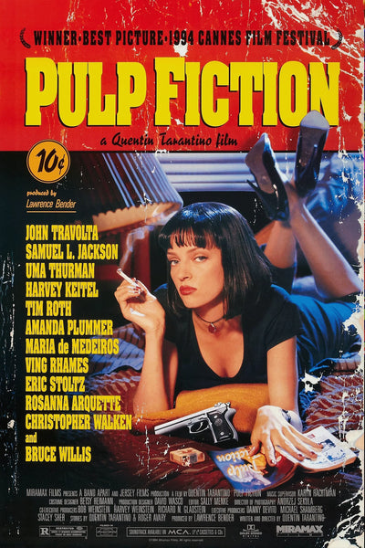 Premium Pulp Fiction (1994) Wall Decor – Crime Drama Classic - Premium Movie Poster