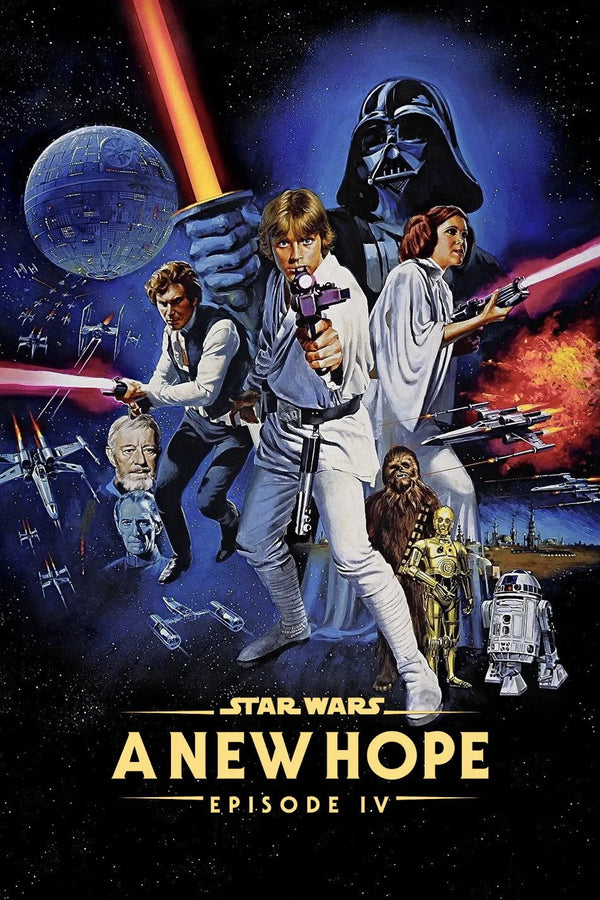 Premium Star Wars (1977) Poster – Iconic Action & Adventure - Premium Movie Poster