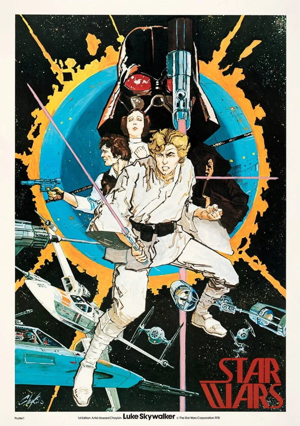 Premium Star Wars (1977) Wall Art – Iconic 8.6/10 Classic - Premium Movie Poster