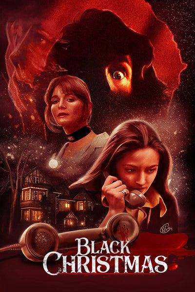 Premium Wall Art: Black Christmas (1974) – Iconic Horror Poster - Premium Movie Poster