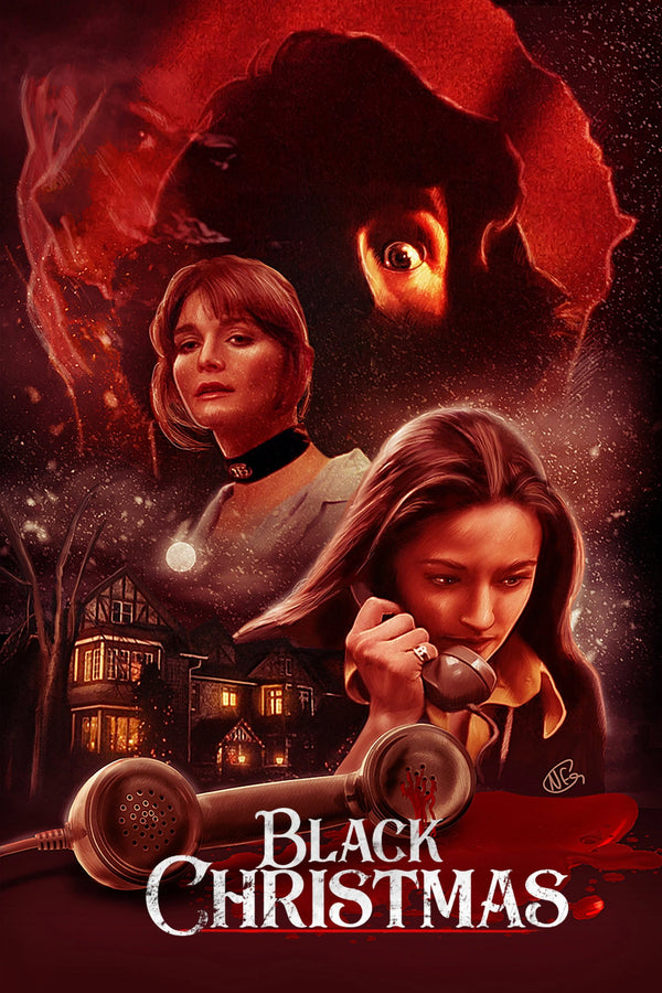 Premium Wall Art: Black Christmas (1974) – Iconic Horror Poster - Premium Movie Poster