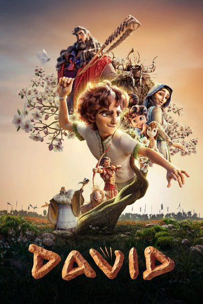 Premium Wall Art: David(2025) – Animated Epic of Faith & Courage - Premium Movie Poster