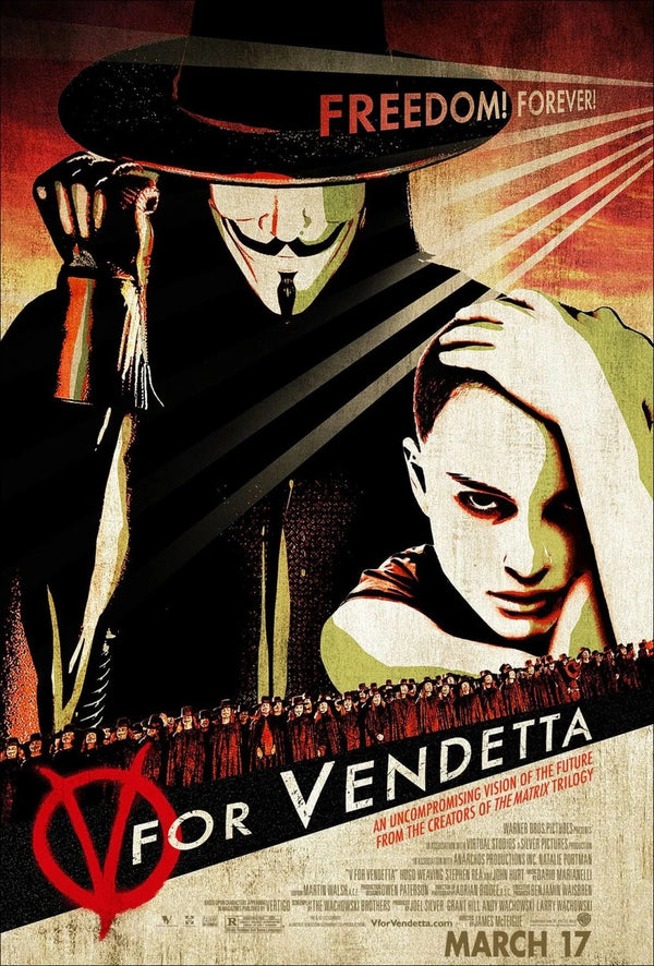 Premium Wall Art: V for Vendetta (2006) Documentary Poster - Premium Movie Poster