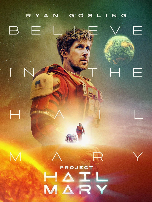 Project Hail Mary Movie Poster - Sci-Fi Film Art Print Movie Poster | Film Wall Art Print