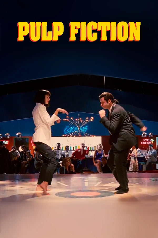 Pulp Fiction (1994): Own the Iconic Crime Drama Wall Art - Premium Movie Poster