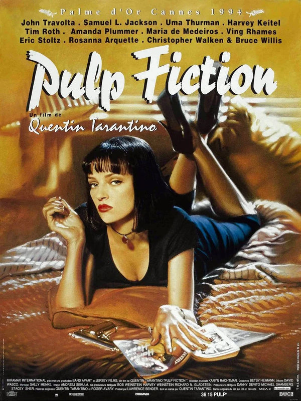Pulp Fiction Movie Poster - Iconic 1994 Tarantino Film Art Movie Poster | Film Wall Art Print