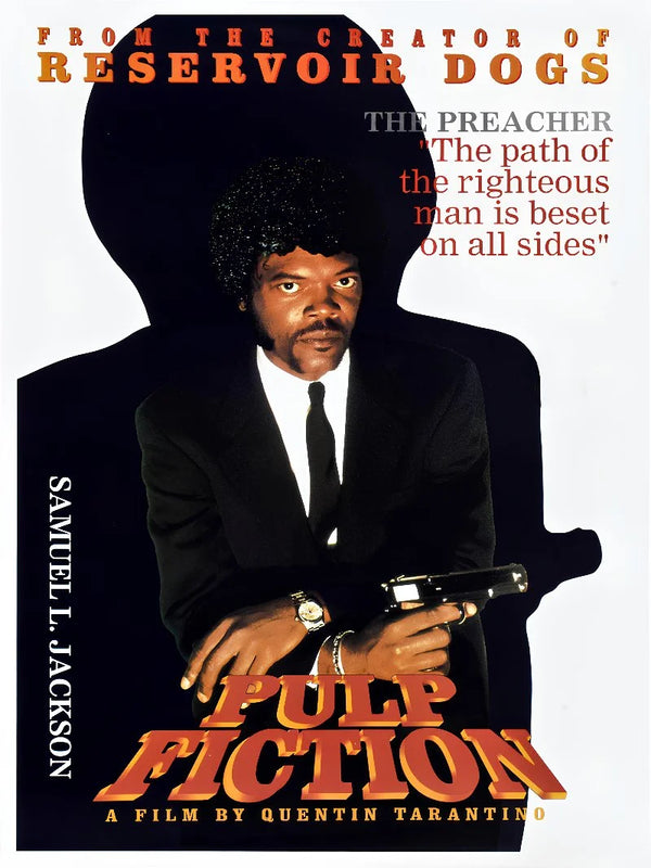 Pulp Fiction Movie Poster - Quentin Tarantino Classic Movie Poster | Film Wall Art Print