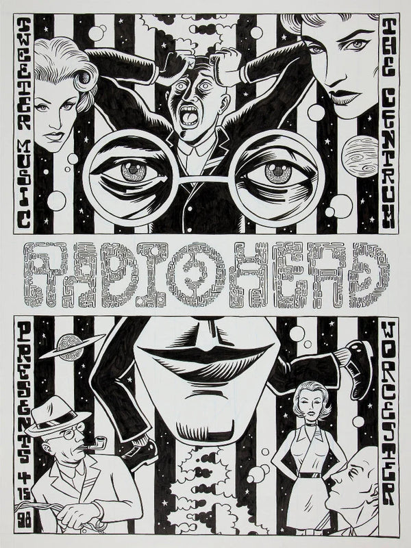 Radiohead Poster Tweeter Music Center Worcester 1998 Movie Poster | Film Wall Art Print