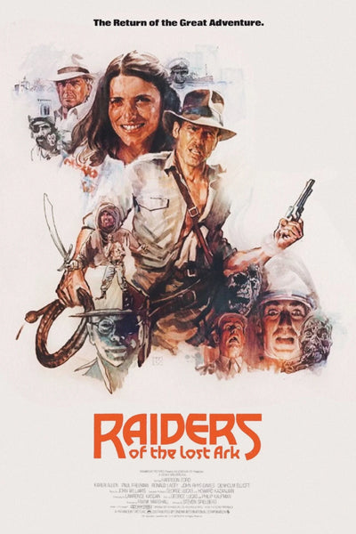 Raiders of the Lost Ark (1981) Adventure Poster - Premium Movie Poster
