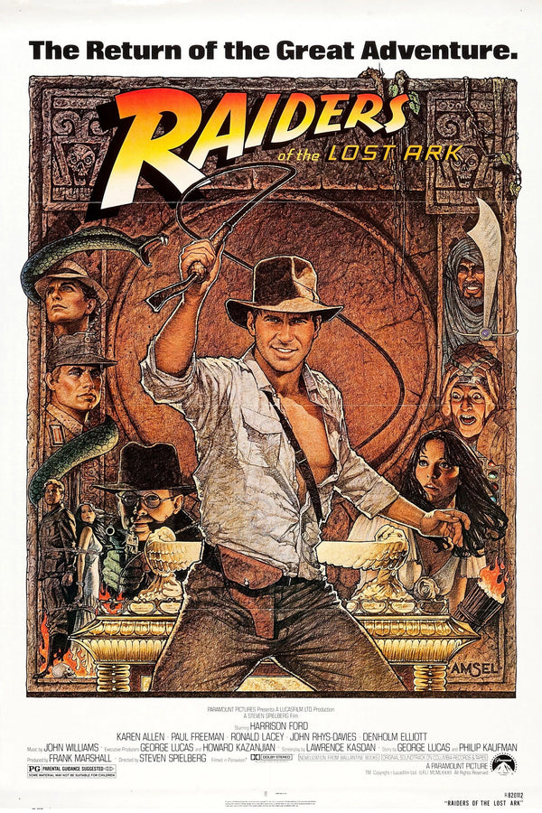 Raiders of the Lost Ark 1981 Art Print for Fans - Premium Movie Poster