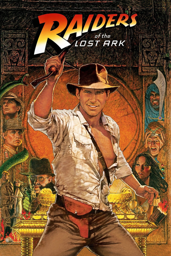 Raiders of the Lost Ark (1981) Classic Poster Art - Premium Movie Poster
