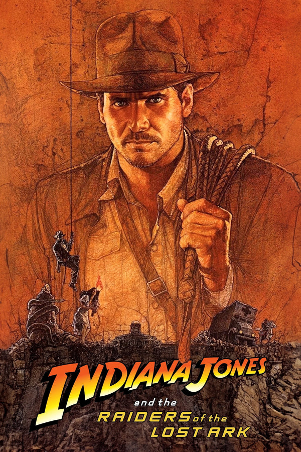 Raiders of the Lost Ark (1981) Epic Indiana Jones Cinema Poster Art - Premium Movie Poster