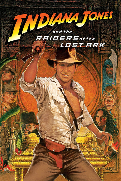 Raiders of the Lost Ark (1981) Iconic Adventure Poster - Premium Movie Poster