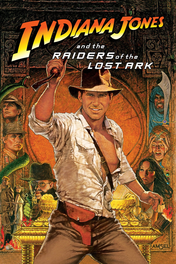 Raiders of the Lost Ark (1981) Iconic Adventure Poster - Premium Movie Poster