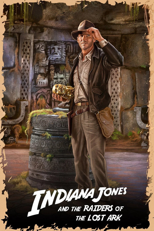 Raiders of the Lost Ark (1981) Iconic Cinema Art - Premium Movie Poster