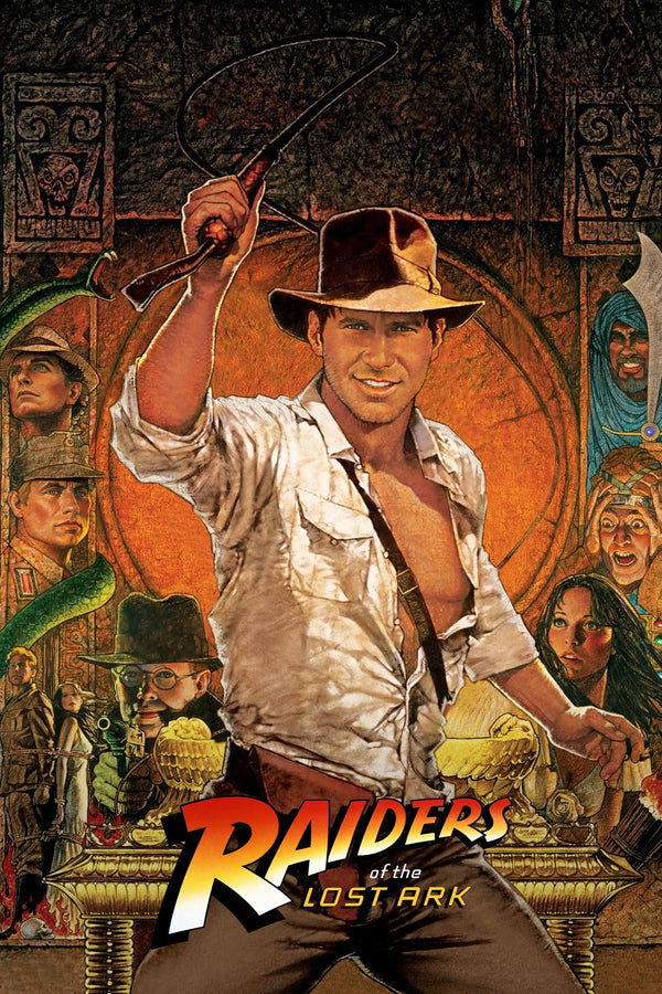 Raiders of the Lost Ark (1981) Iconic Movie Poster Art - Premium Movie Poster