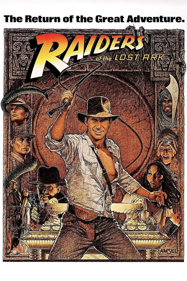 Raiders of the Lost Ark (1981) Iconic Movie Poster Wall Art - Premium Movie Poster