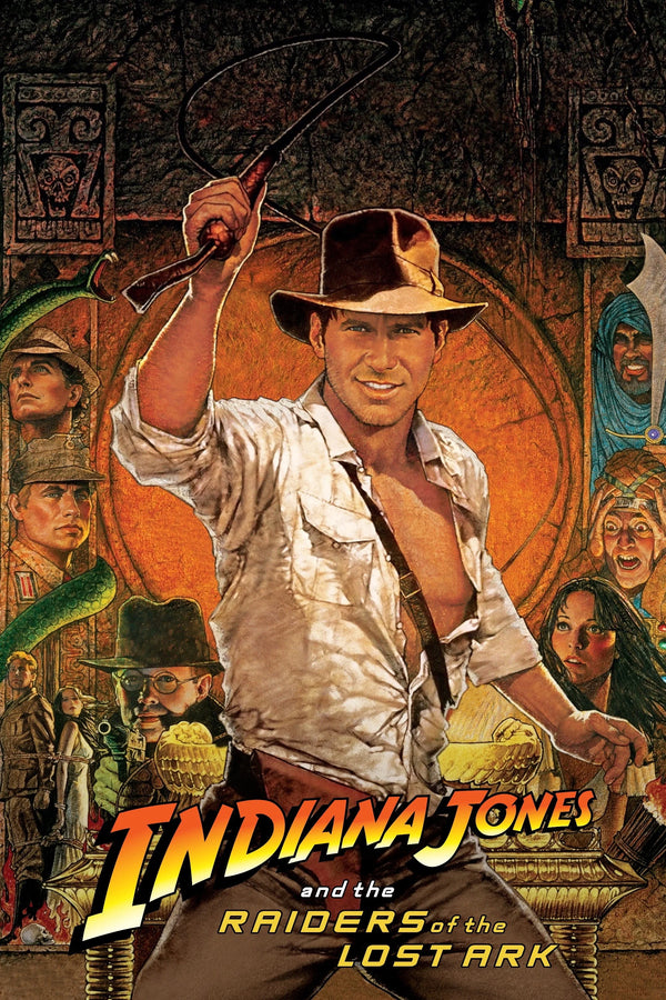 Raiders of the Lost Ark(1981) - Iconic Movie Print - Premium Movie Poster