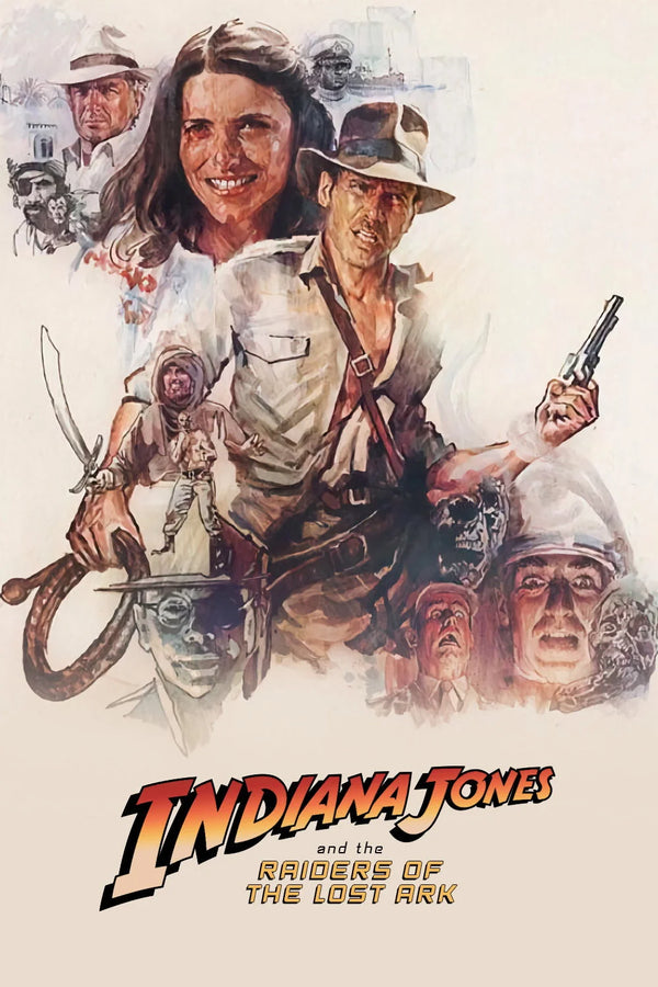 Raiders of the Lost Ark (1981) Iconic Wall Art - Premium Movie Poster