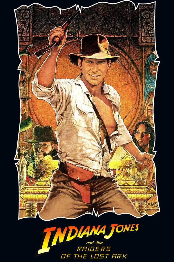 Raiders of the Lost Ark (1981) Iconic Wall Print - Premium Movie Poster