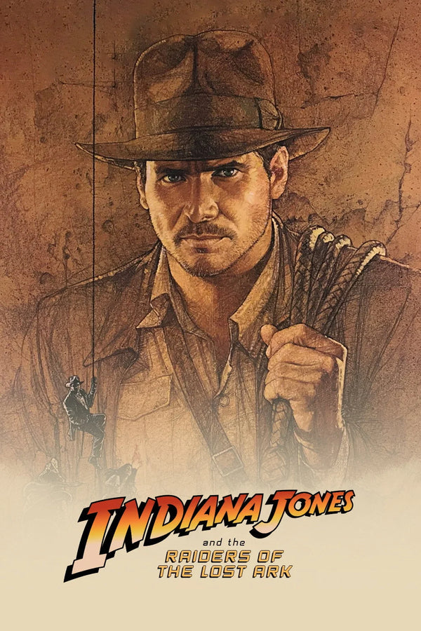 Raiders of the Lost Ark(1981) - Modern Art Film Print - Premium Movie Poster