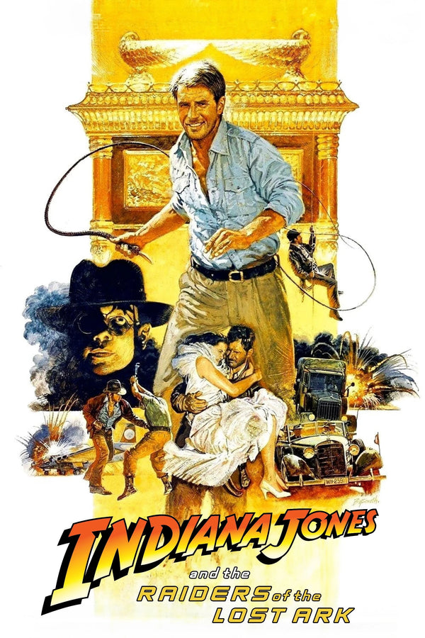 Raiders of the Lost Ark(1981) - Premium Movie Poster - Premium Movie Poster