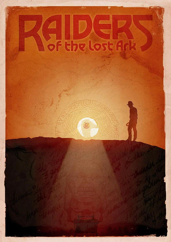 Raiders of the Lost Ark (1981) Vintage Art Print - Premium Movie Poster
