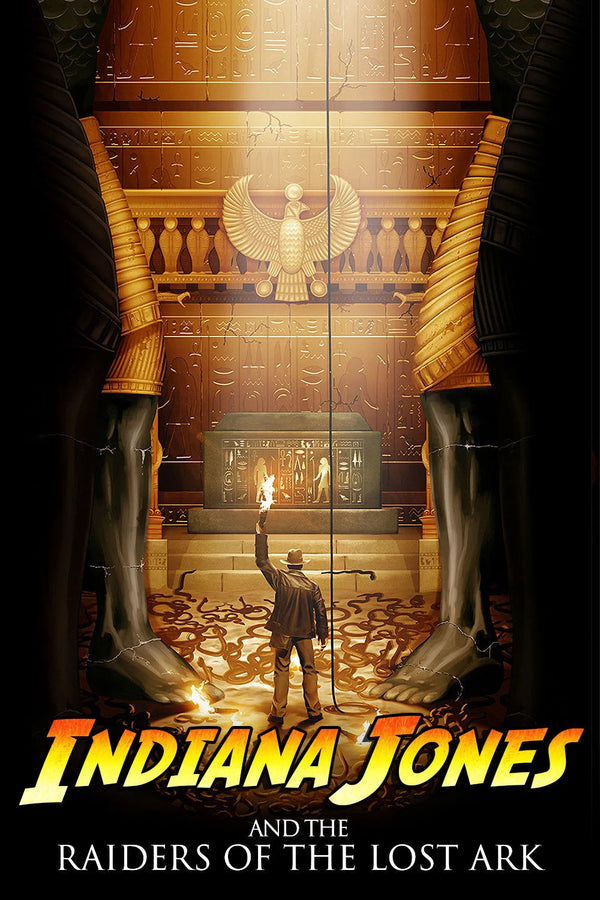 Raiders of the Lost Ark (1981) Vintage Movie Poster Art - Premium Movie Poster