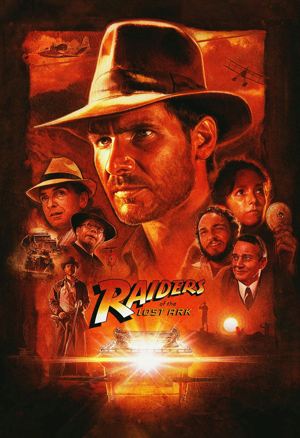 Raiders of the Lost Ark (1981) Vintage Print - Premium Movie Poster