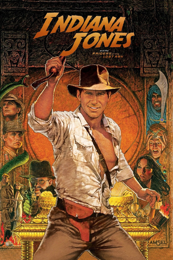 Raiders of the Lost Ark (1981) Vintage Style Poster - Premium Movie Poster