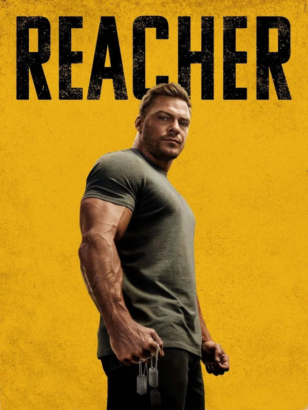 Reacher Movie Poster - Action Thriller Starring Alan Ritchson Movie Poster | Film Wall Art Print