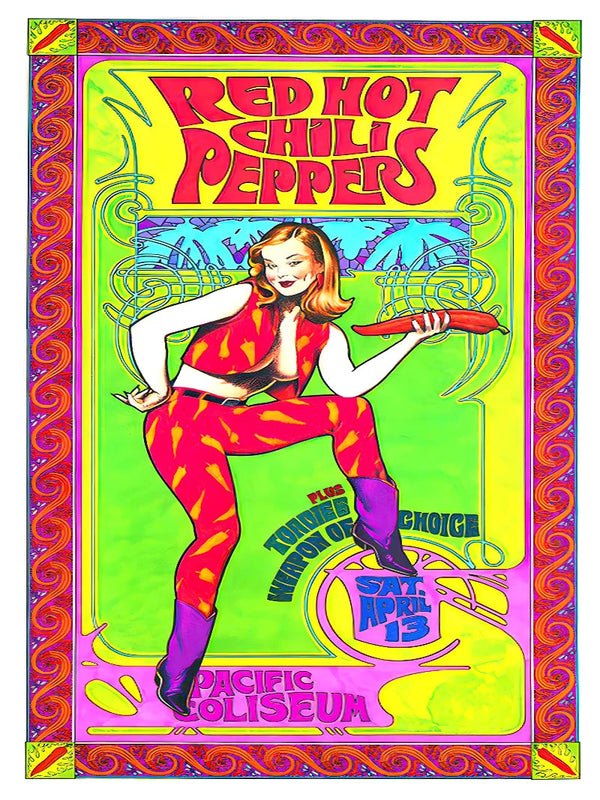 Red Hot Chili Peppers Pacific Coliseum Vancouver 1996 Poster Movie Poster | Film Wall Art Print