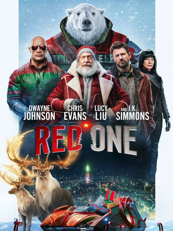 Red One Movie Poster - Action Comedy Film with Dwayne Johnson Movie Poster | Film Wall Art Print