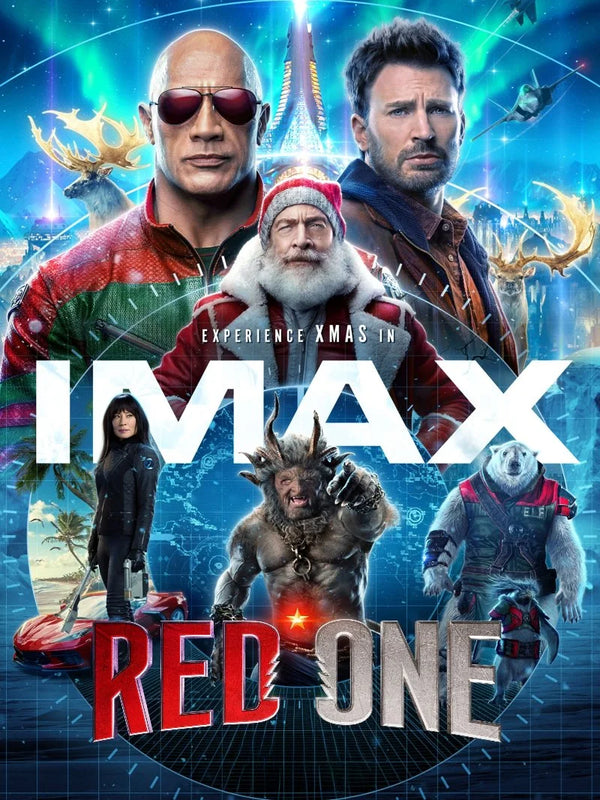 Red One Movie Poster | Dwayne Johnson & Chris Evans Action Comedy Movie Poster | Film Wall Art Print