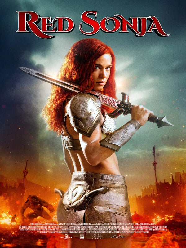 Red Sonja Movie Poster - Epic Fantasy Adventure Film Movie Poster | Film Wall Art Print