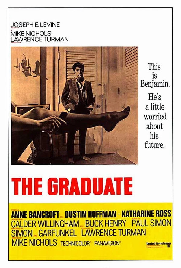 Relive 1967's Timeless Romance: The Graduate Wall Art - Premium Movie Poster