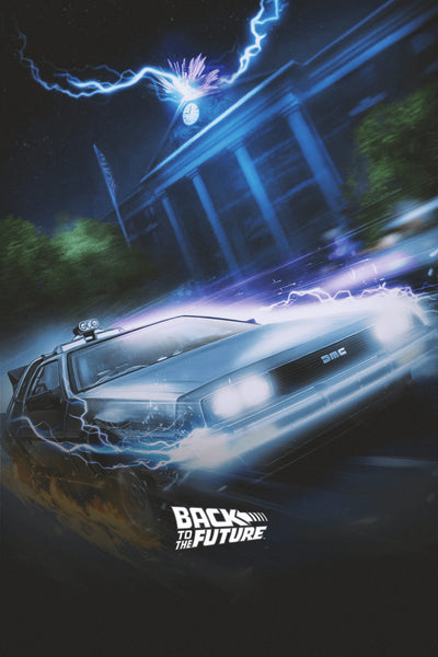 Relive 1985: Back to the Future (1985) Retro Wall Art - Premium Movie Poster