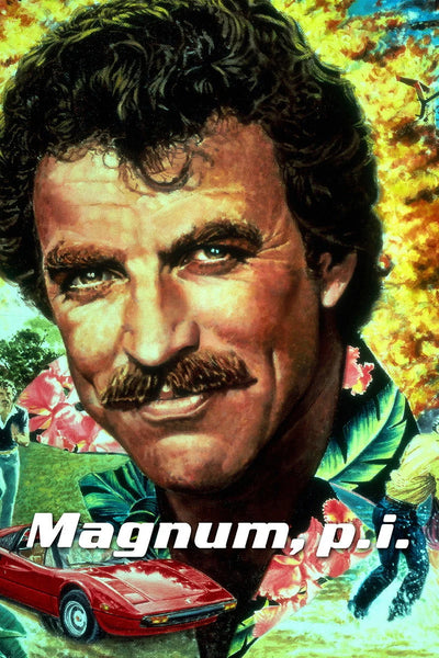 Relive Adventure with Magnum P.I. (1980) Action Poster - TV Series Poster